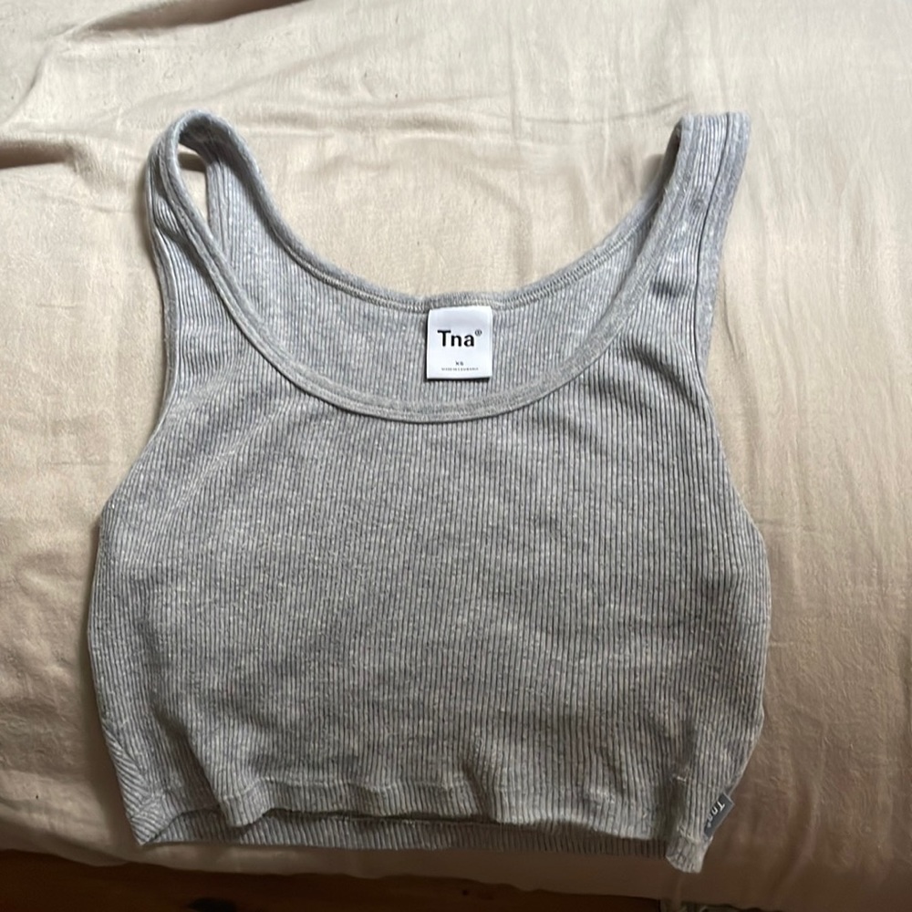 aritzia TNA cropped rib tank